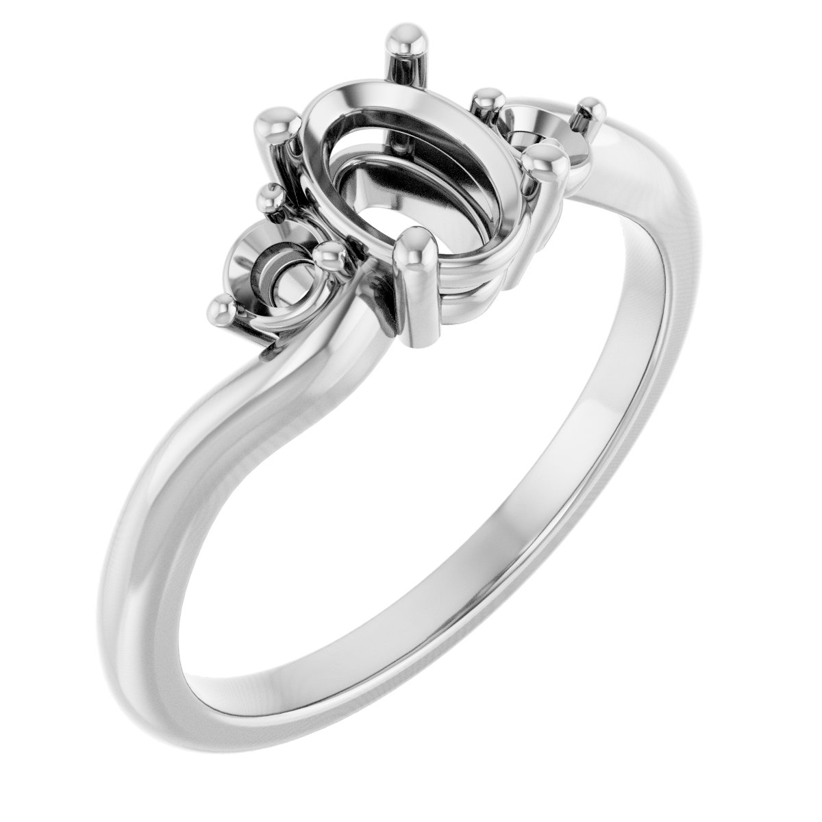 Accented Engagement Ring
