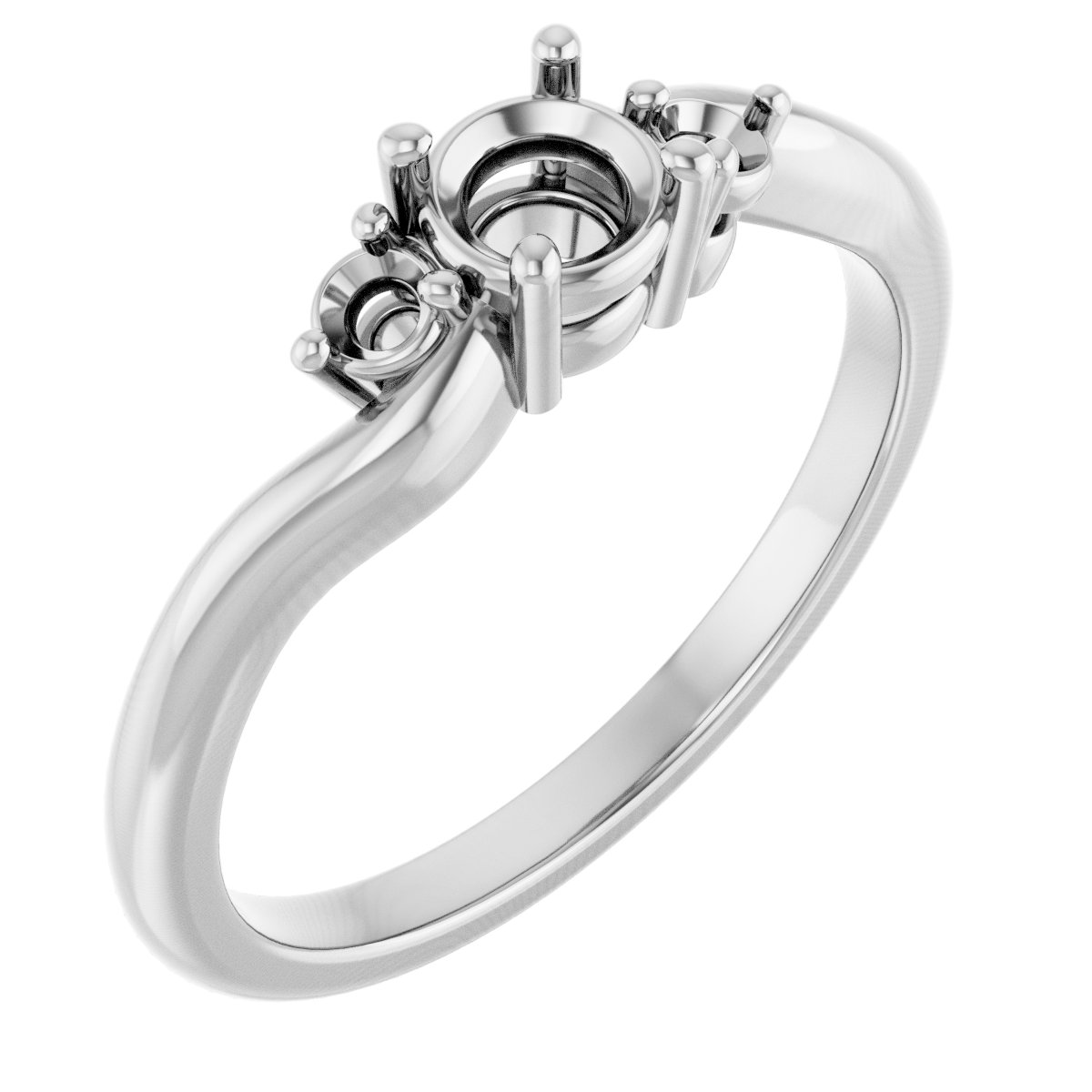 Accented Engagement Ring