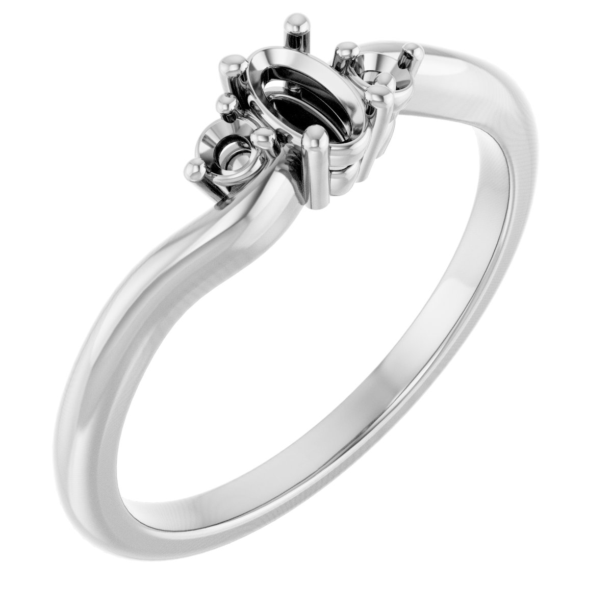 Accented Engagement Ring