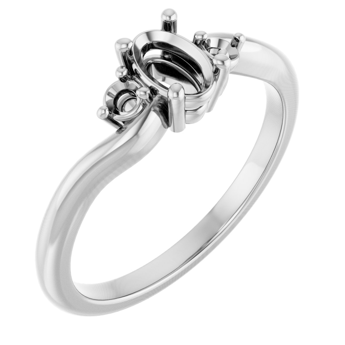 Accented Engagement Ring
