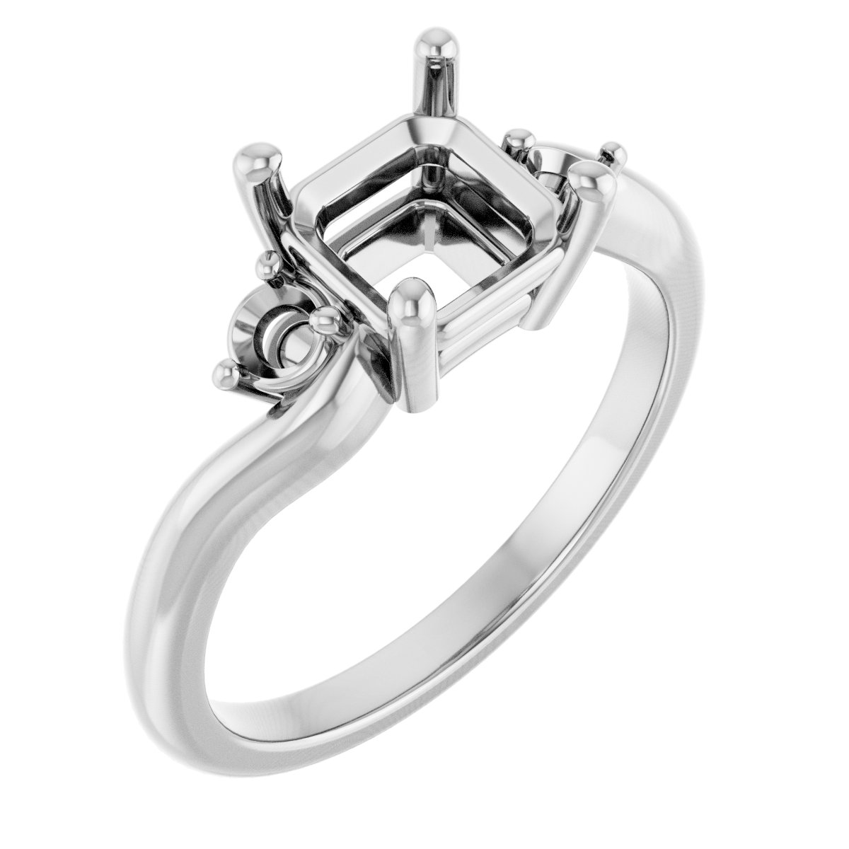 Accented Engagement Ring
