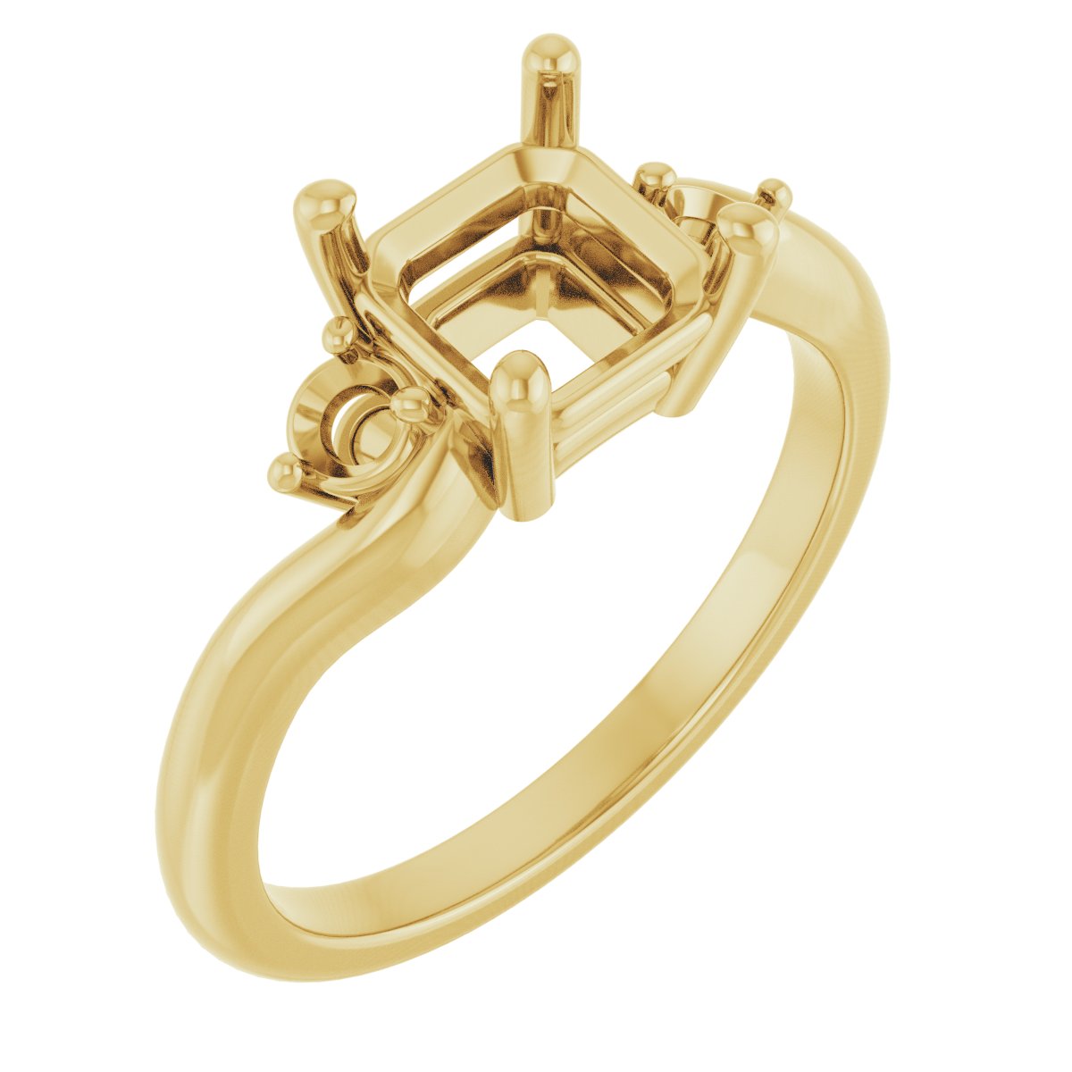 Accented Engagement Ring
