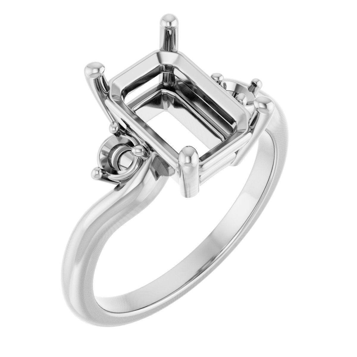 Accented Engagement Ring