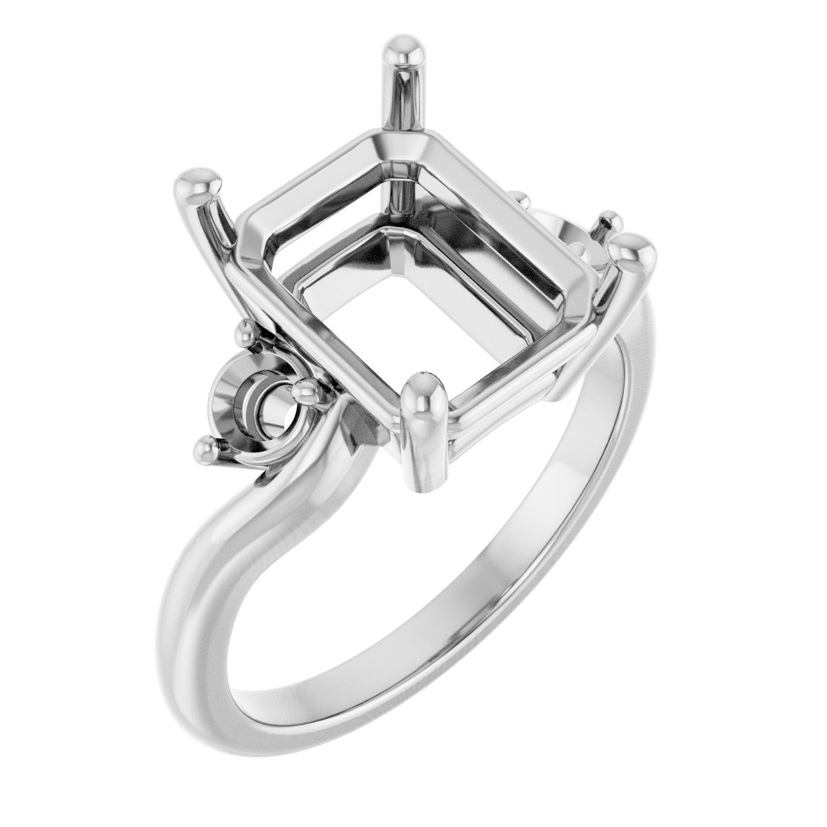Accented Engagement Ring