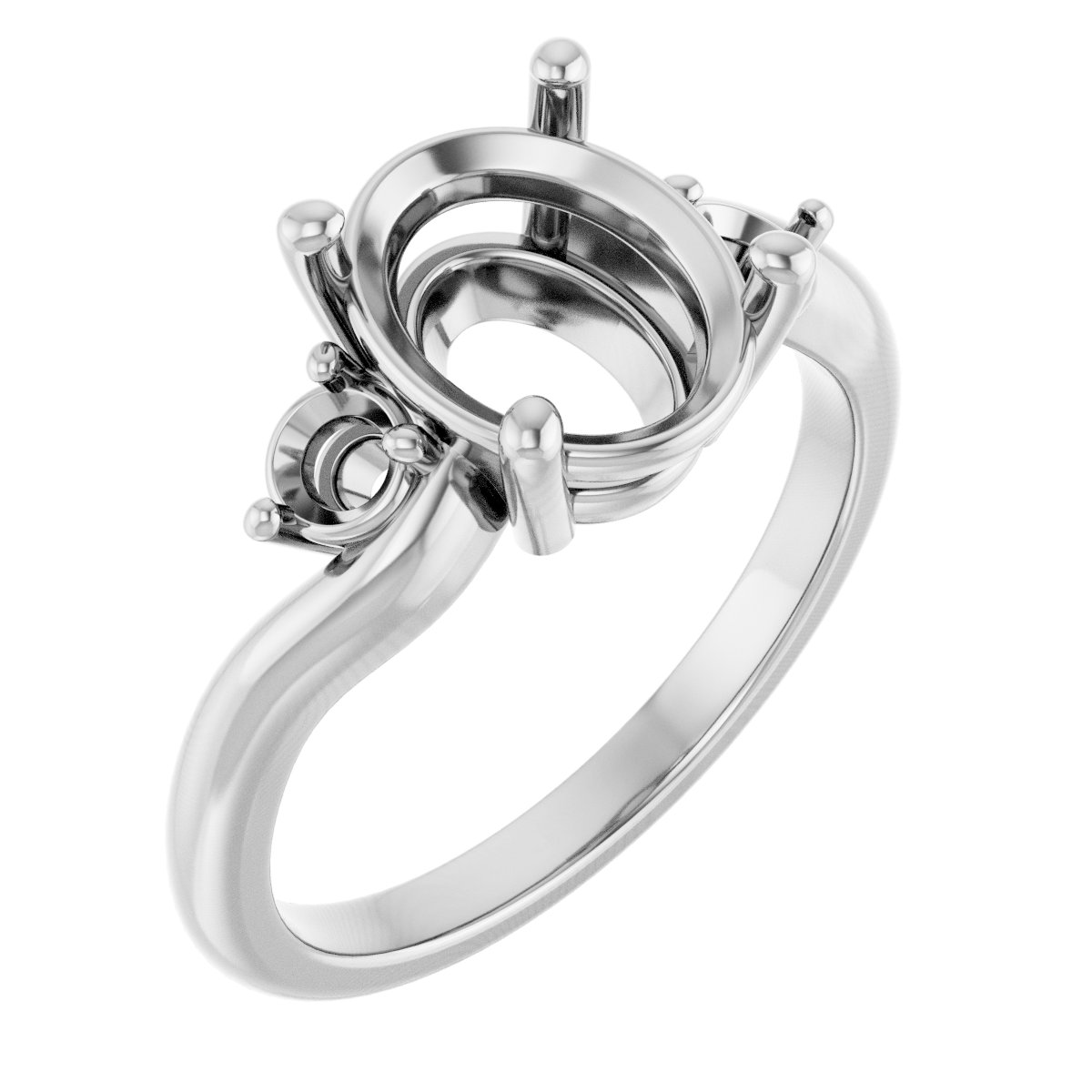Accented Engagement Ring
