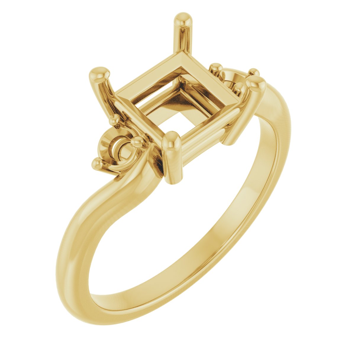 Accented Engagement Ring