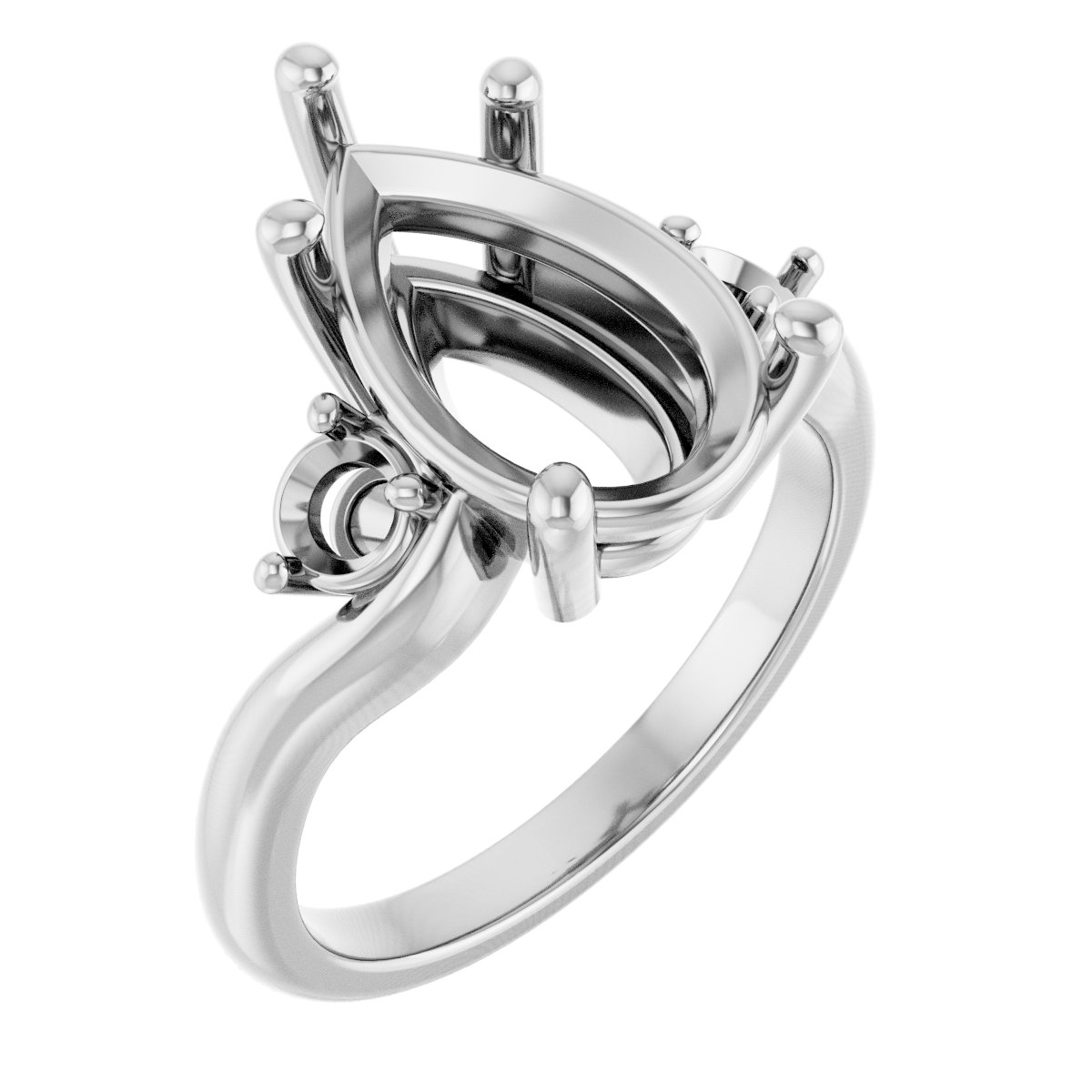 Accented Engagement Ring