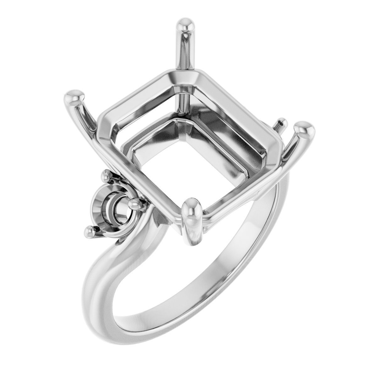 Accented Engagement Ring
