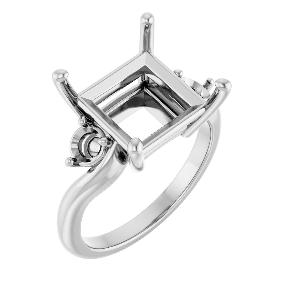 Accented Engagement Ring