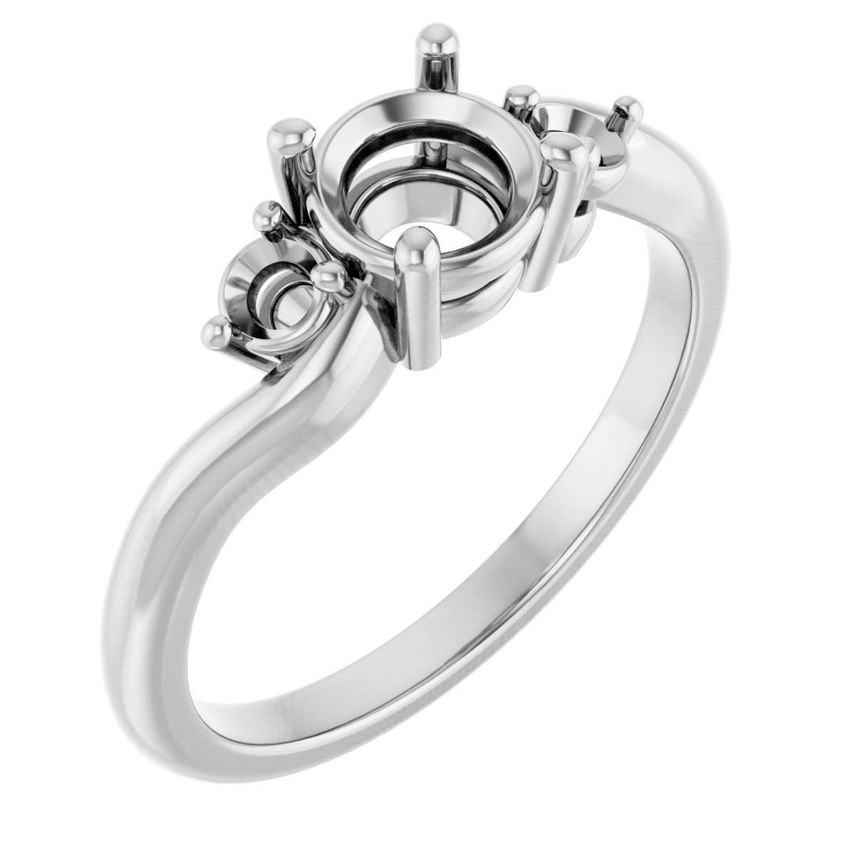 Accented Engagement Ring
