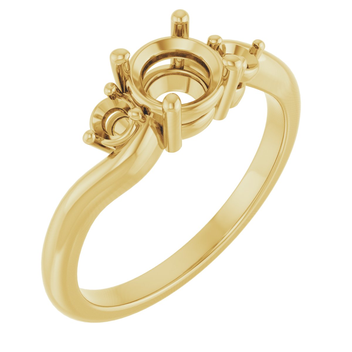 Accented Engagement Ring