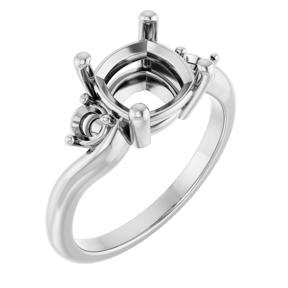 Accented Engagement Ring