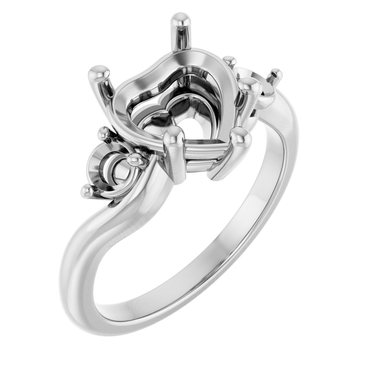 Accented Engagement Ring