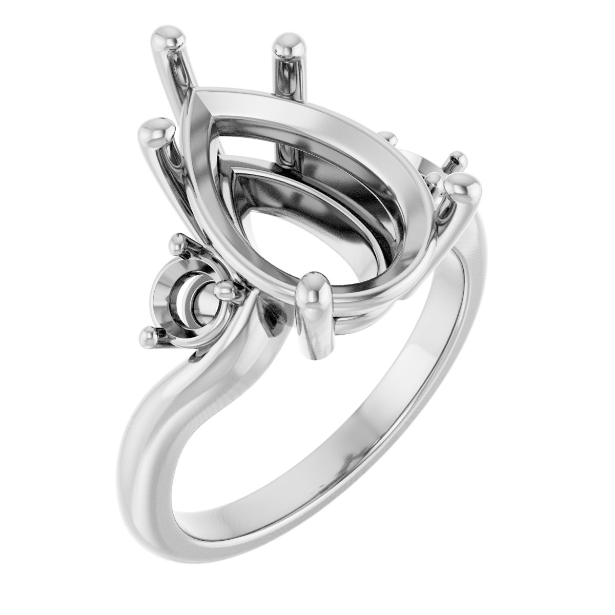 Accented Engagement Ring