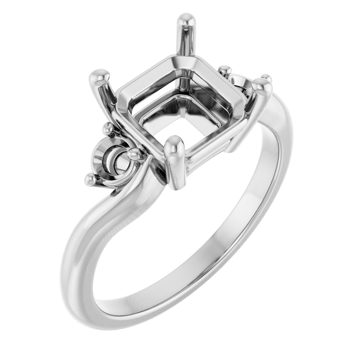 Accented Engagement Ring