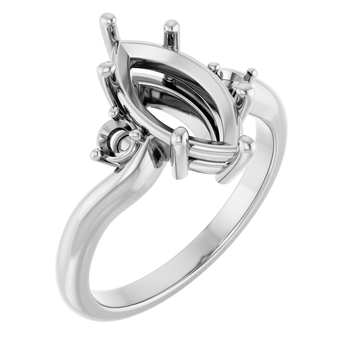 Accented Engagement Ring