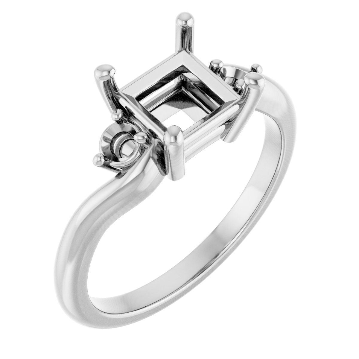 Accented Engagement Ring