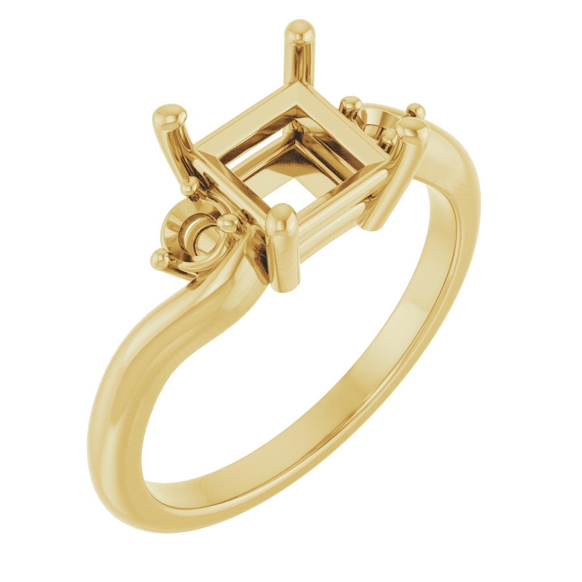 Accented Engagement Ring