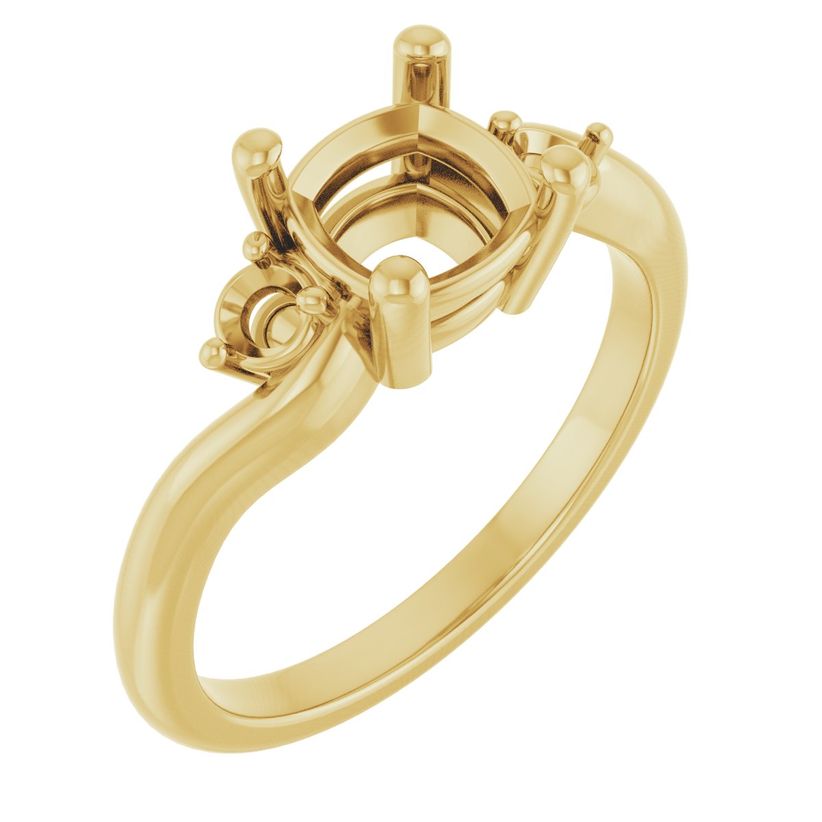 Accented Engagement Ring