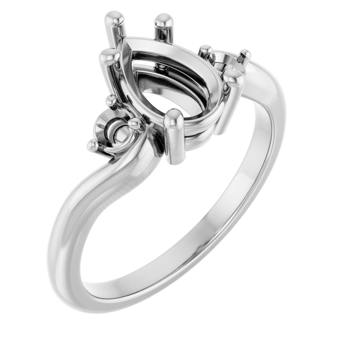 Accented Engagement Ring