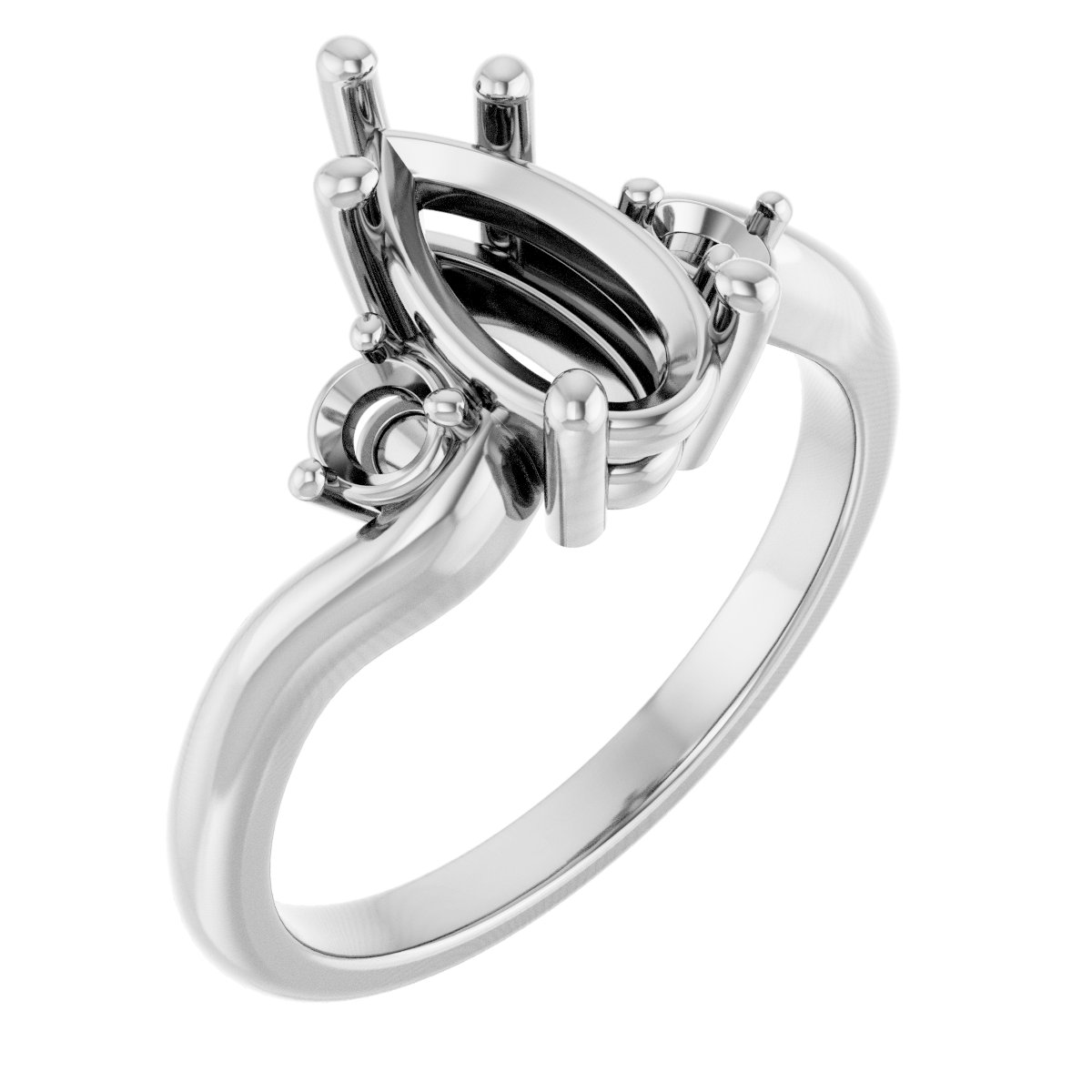 Accented Engagement Ring