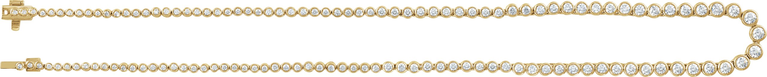 Alternative view of Accented Line Necklace