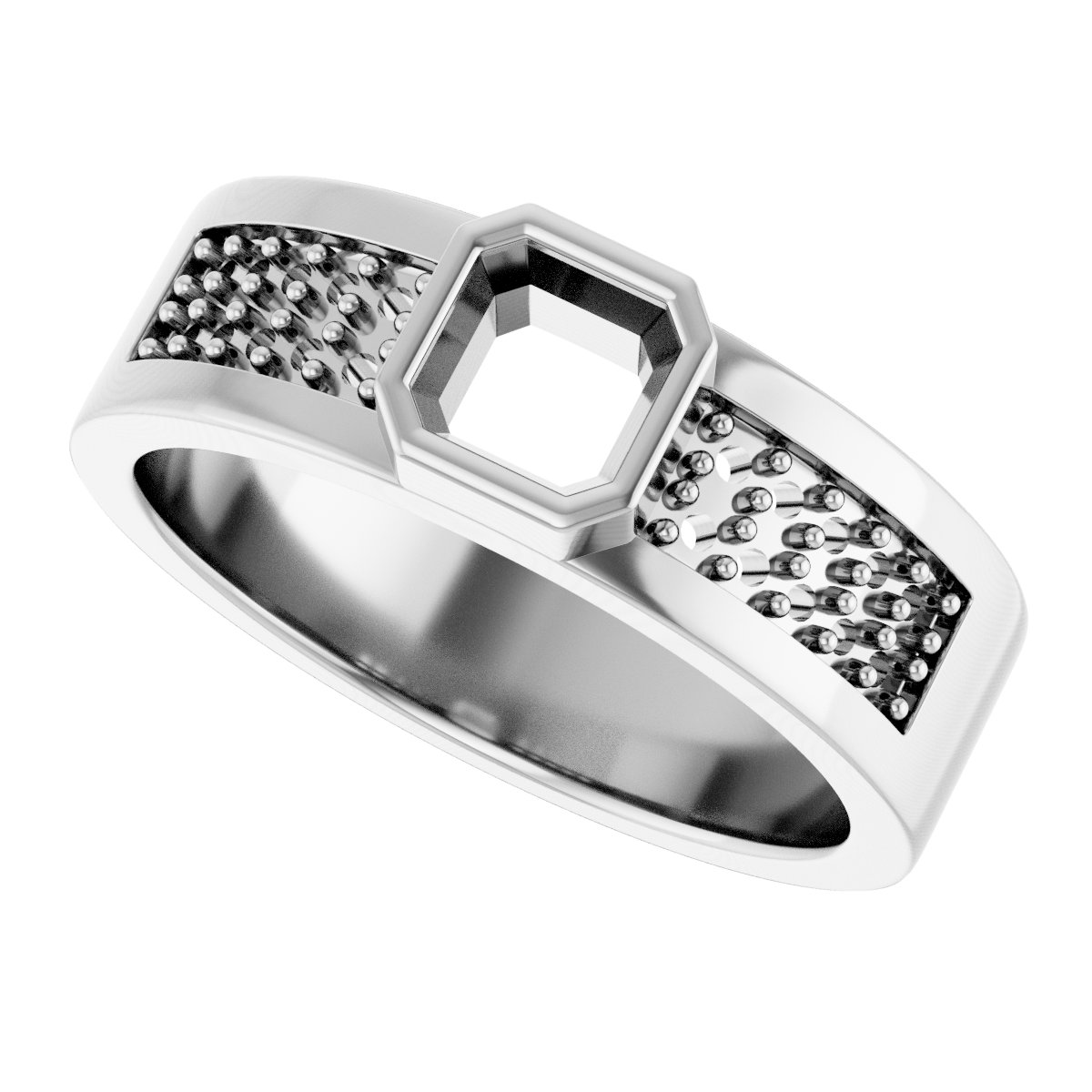 6x6 mm Cushion Band Mounting view 5