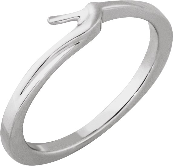 14K White Band