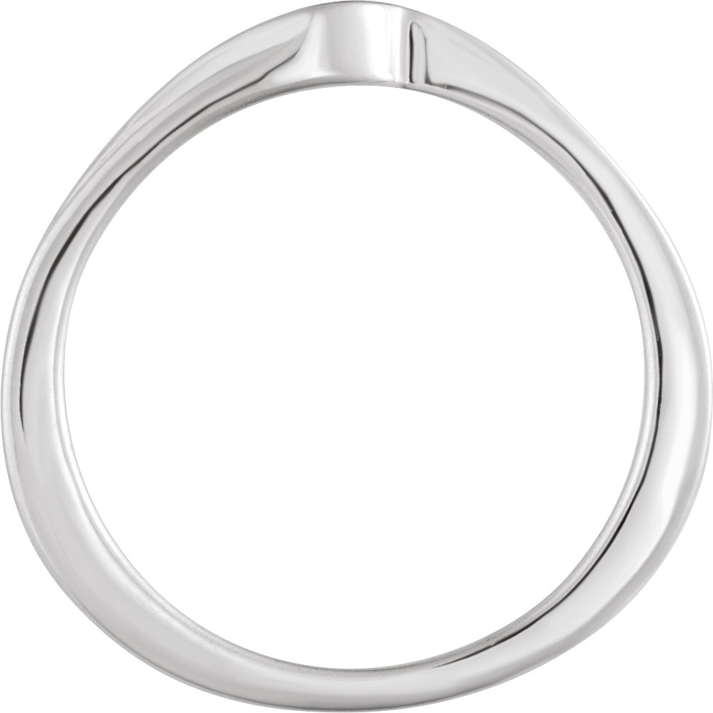 14K White Band-2