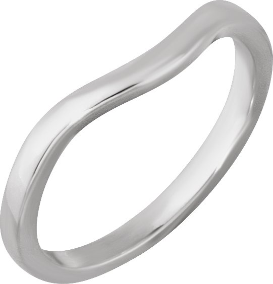 14K White Gold Matching Band