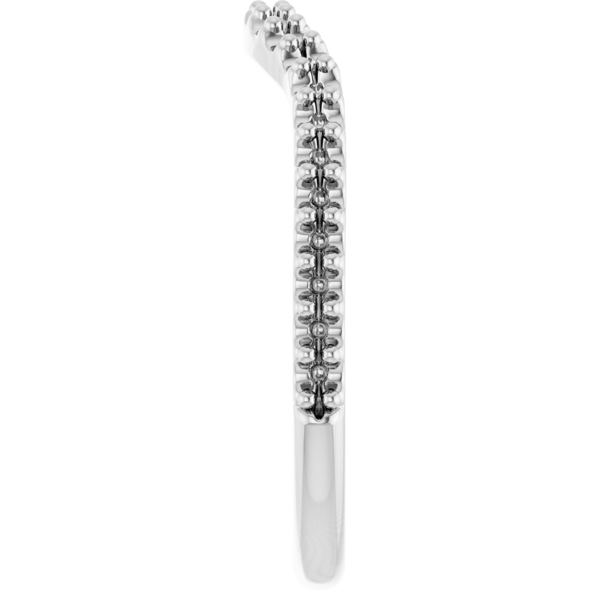 Band Mounting for 8x6 mm Oval Ring view 4