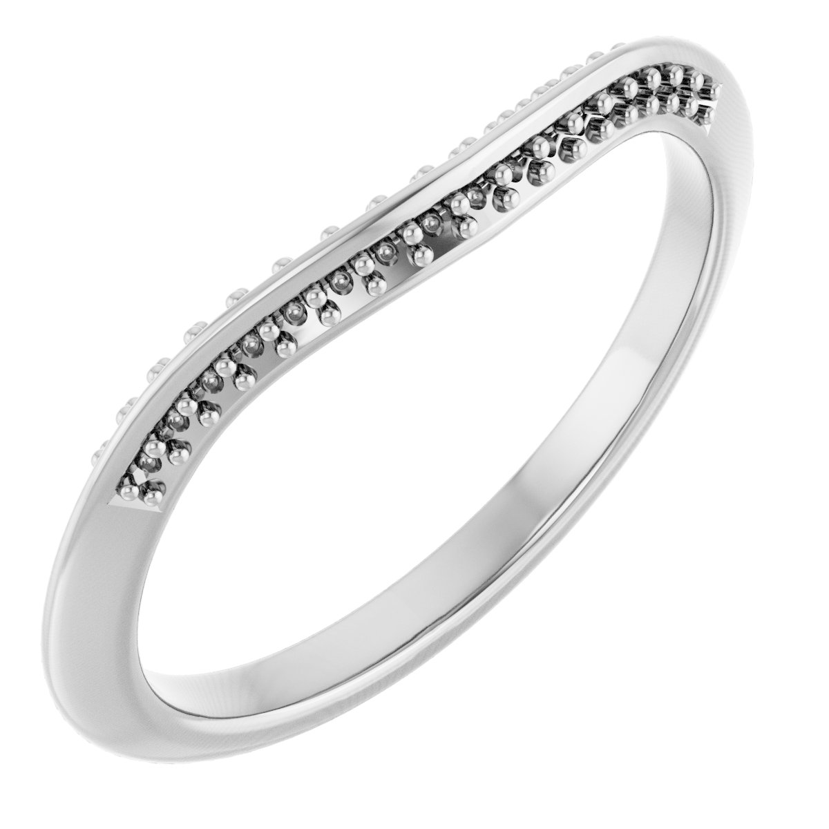 Band Mounting for 11x9 mm Emerald Ring