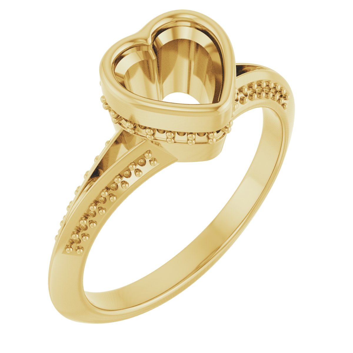 Bezel-Set Hidden Halo-Style Engagement Ring