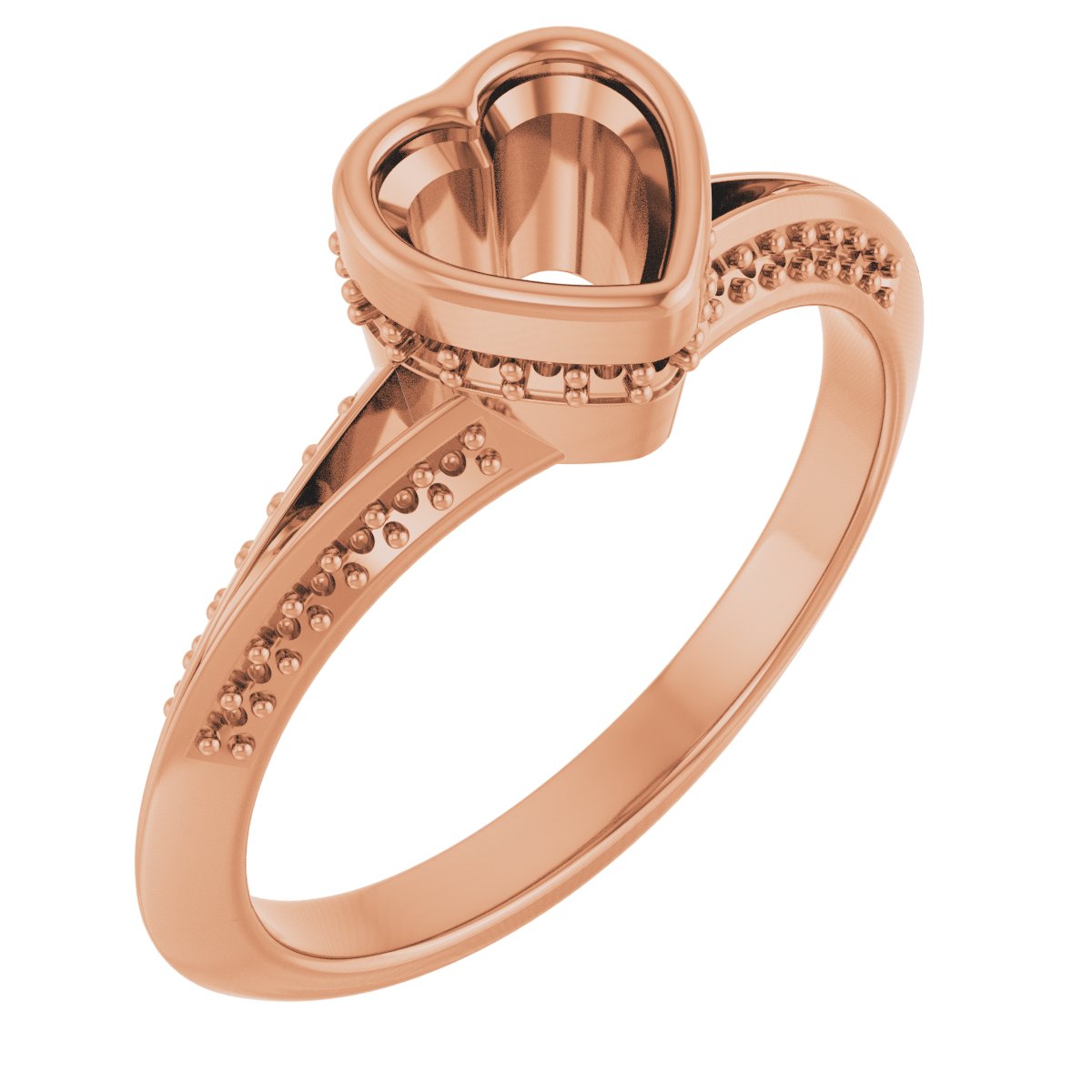Bezel-Set Hidden Halo-Style Engagement Ring
