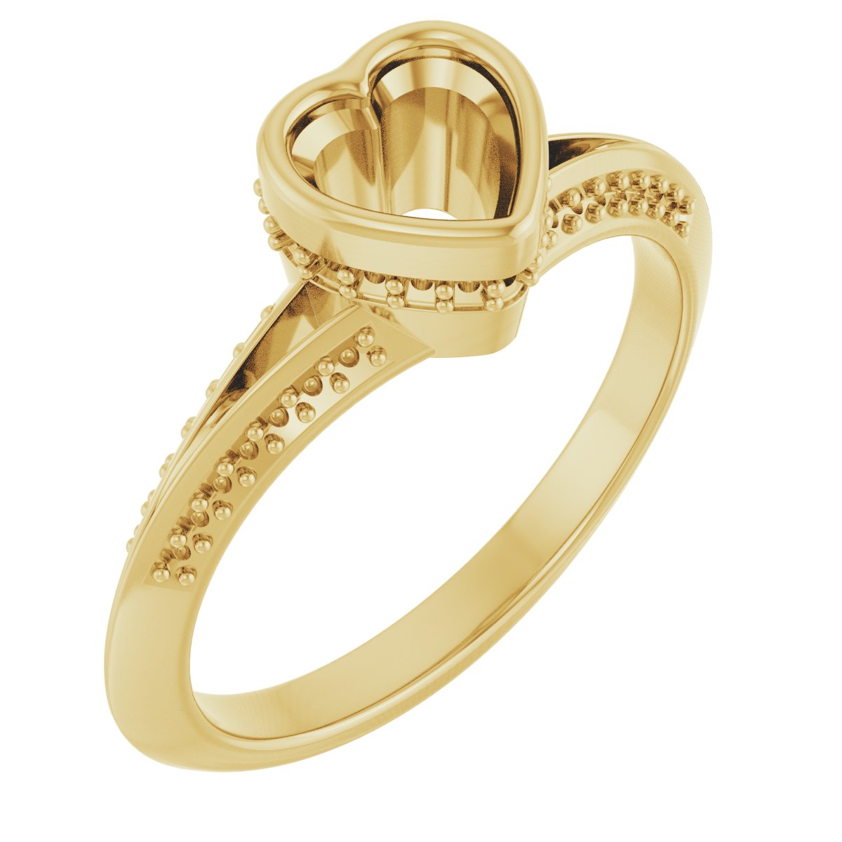 Bezel-Set Hidden Halo-Style Engagement Ring