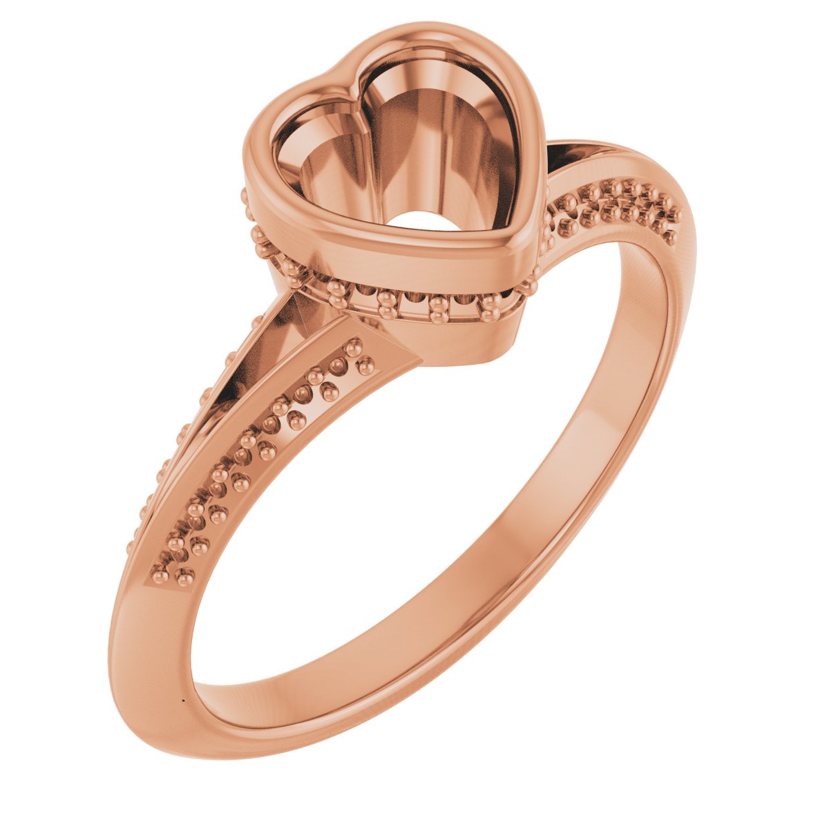 Bezel-Set Hidden Halo-Style Engagement Ring