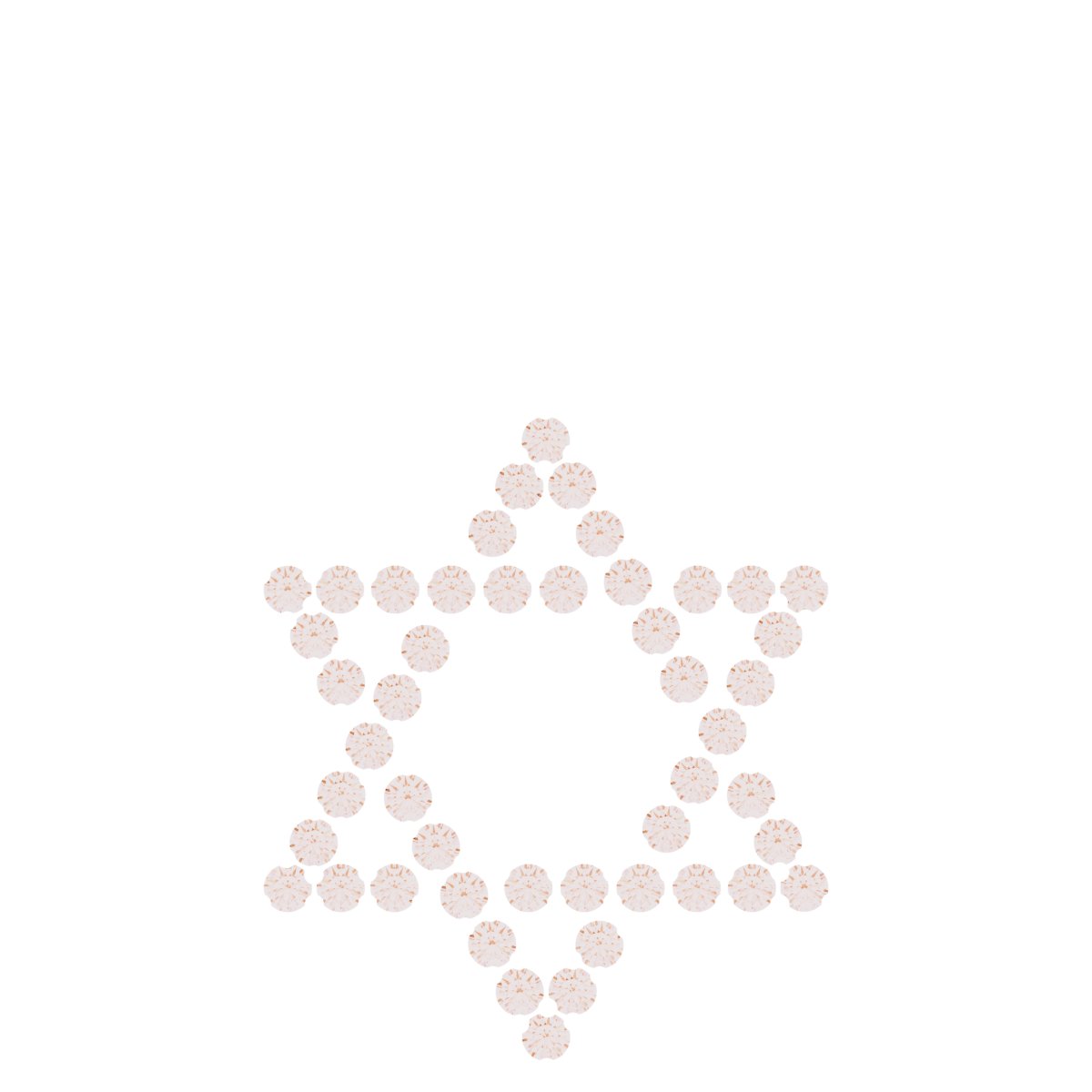 Accented Star of David Pendant