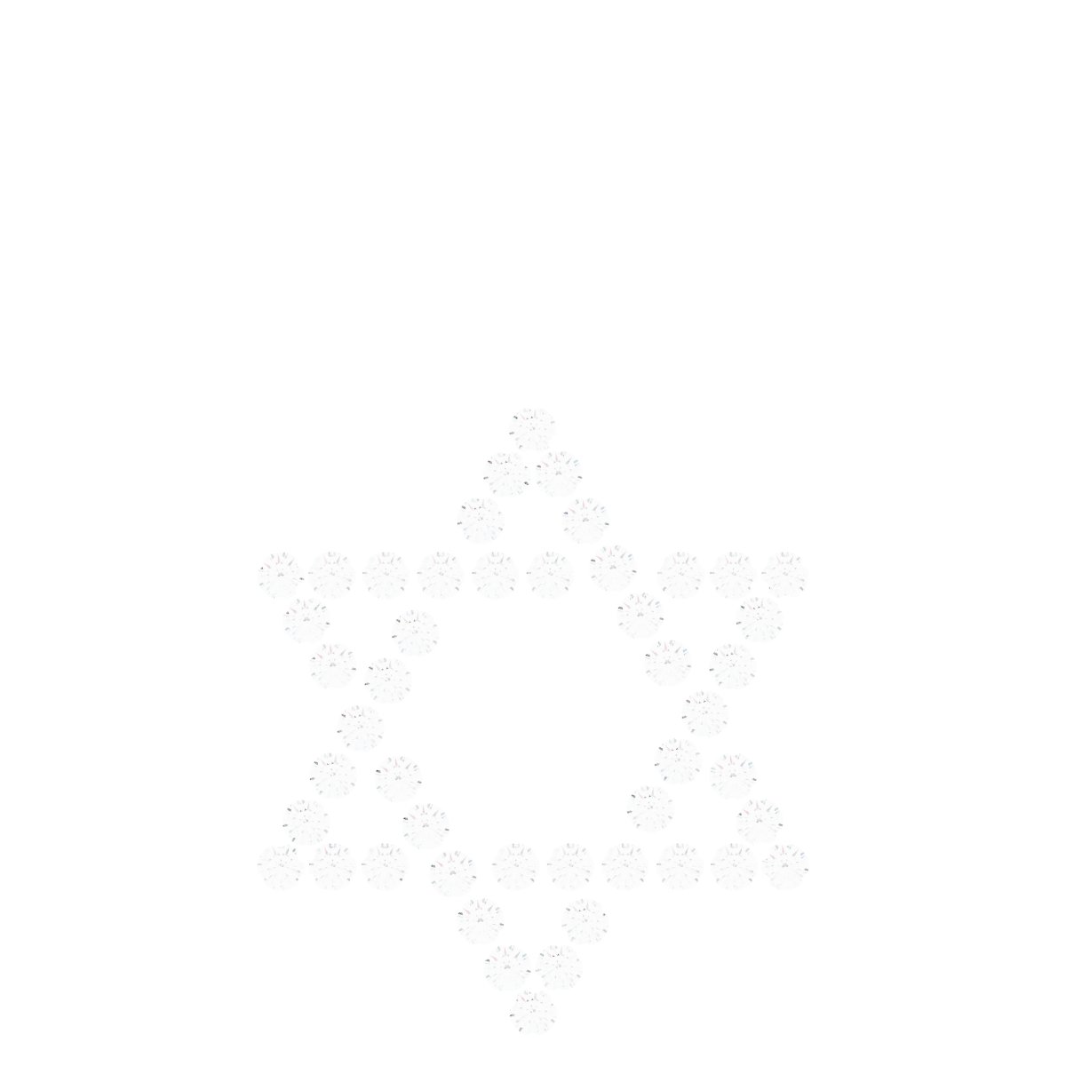 Accented Star of David Pendant