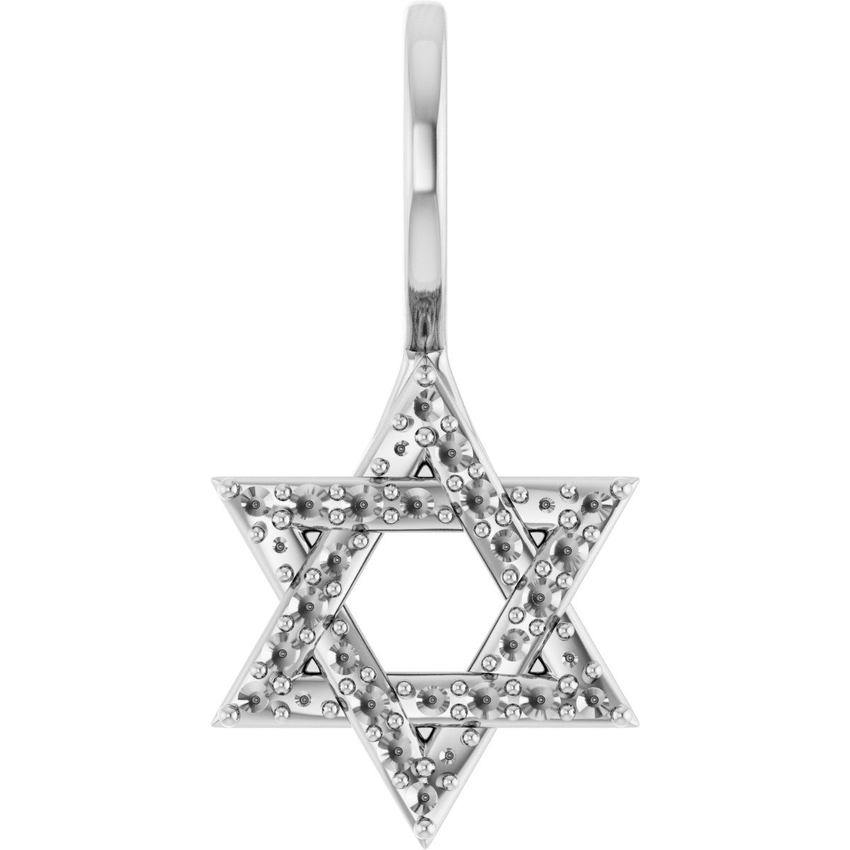 Accented Star of David Pendant