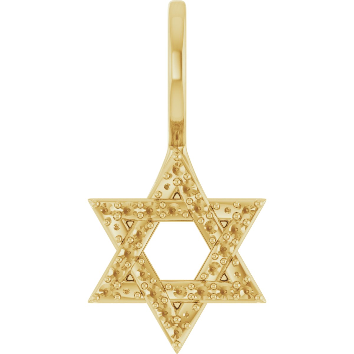 Accented Star of David Pendant