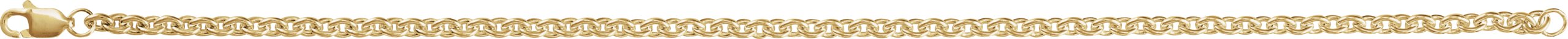 14K Yellow Gold-Filled 2.8 mm Cable 7 CHain