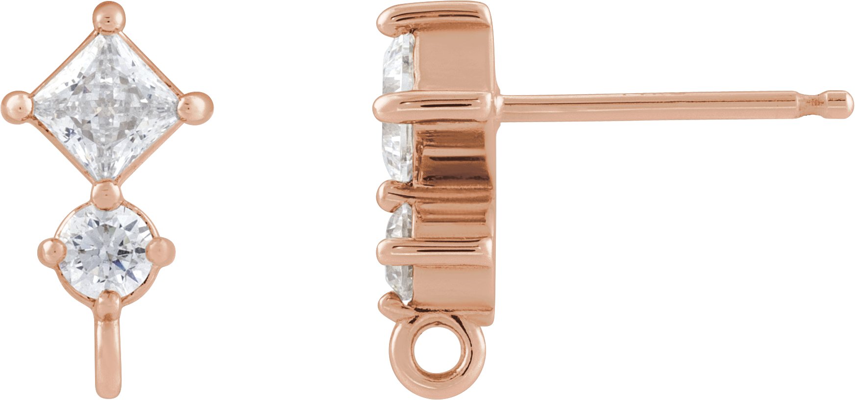 Accented Earring Top