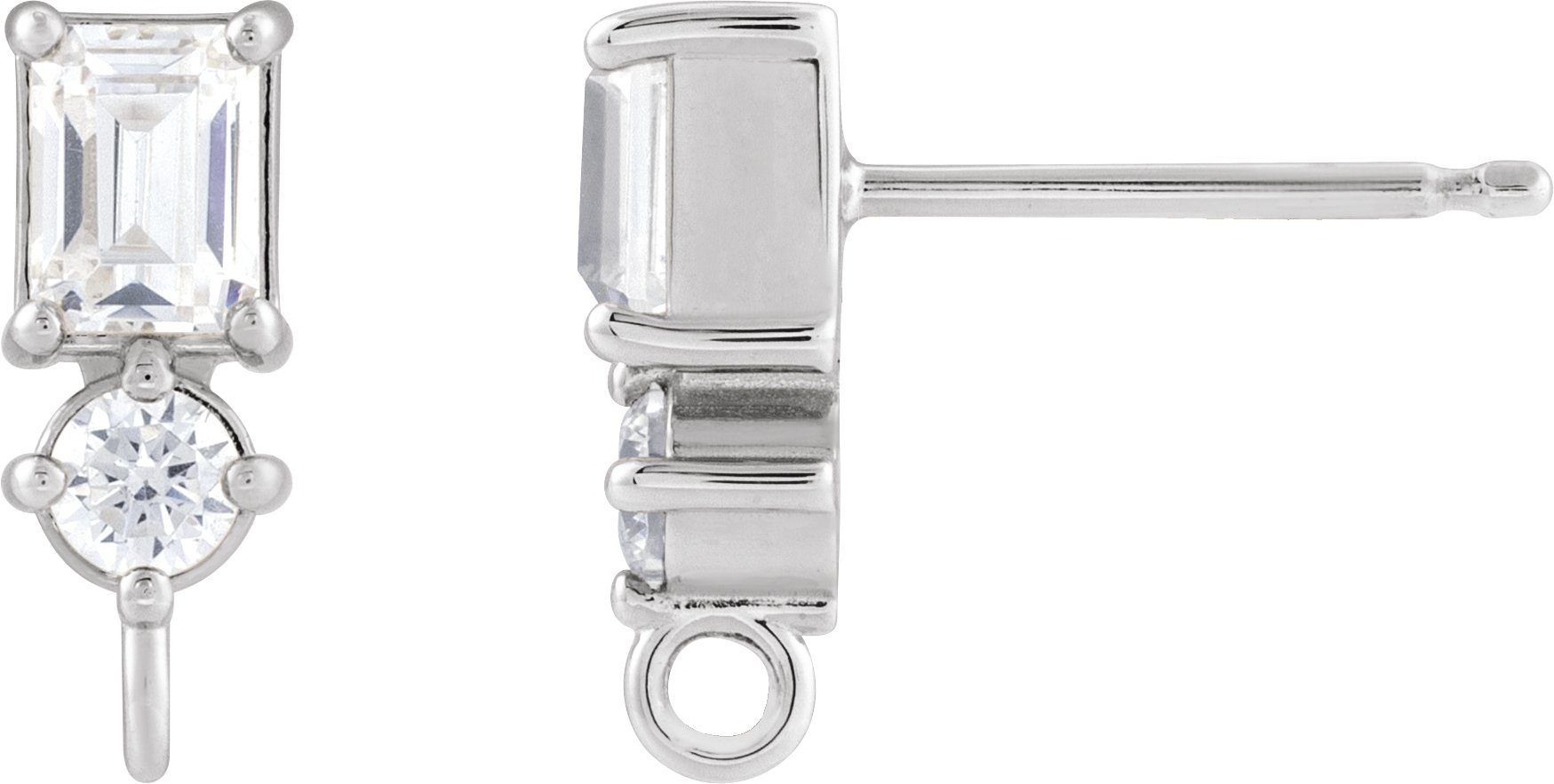 Accented Earring Top