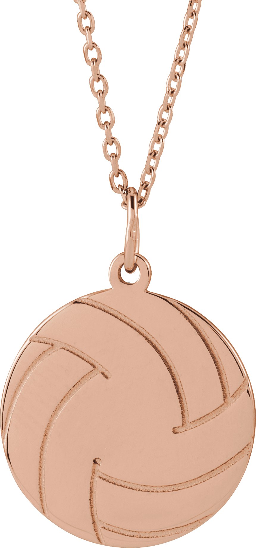Engravable Sports Ball Necklace or Pendant