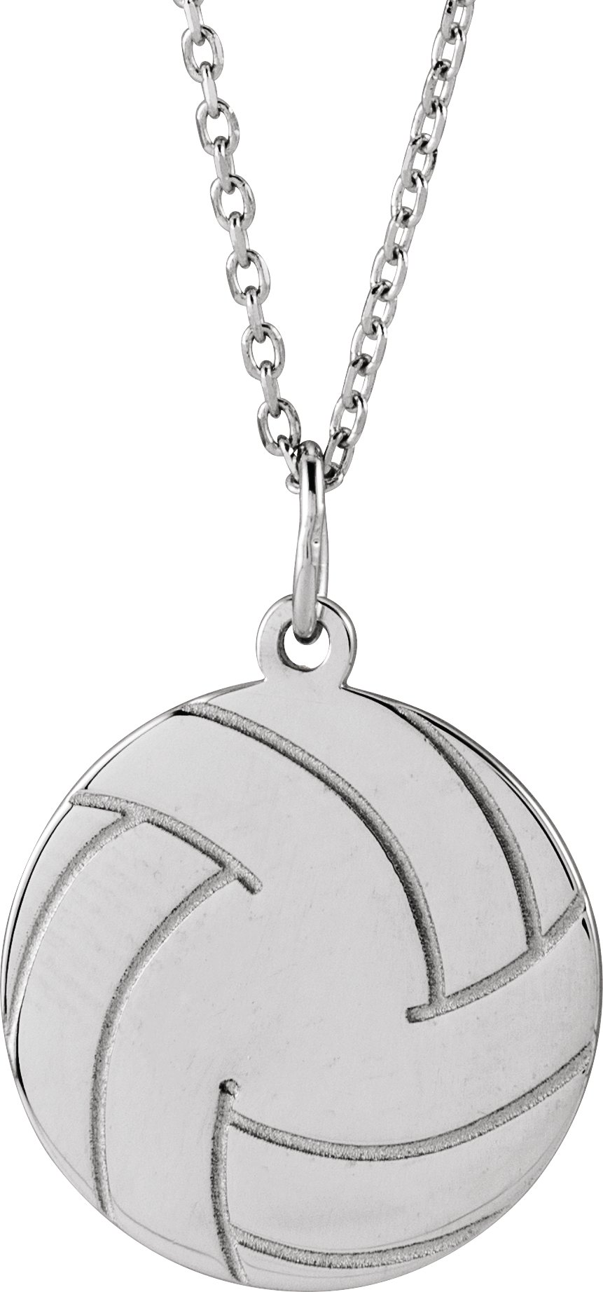 Engravable Sports Ball Necklace or Pendant