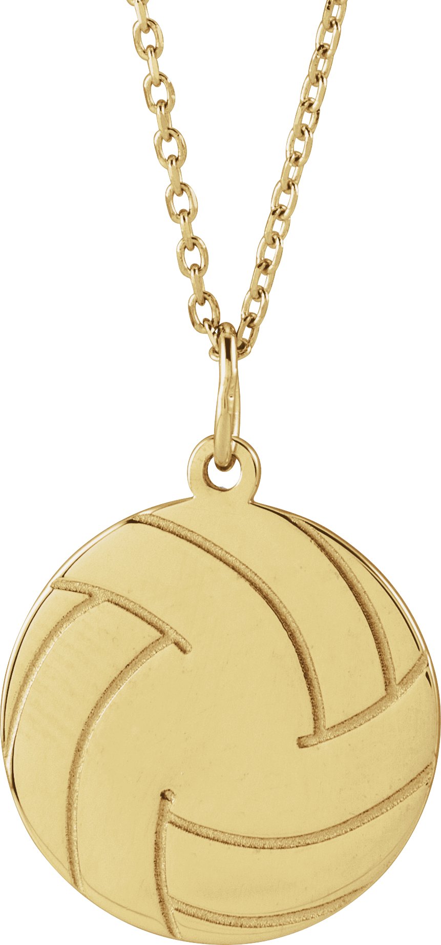 Engravable Sports Ball Necklace or Pendant