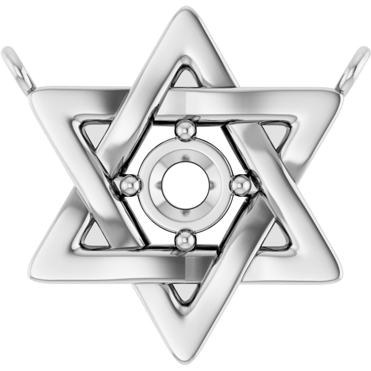 Star of David Necklace or Center