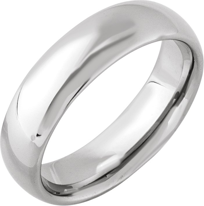 Tungsten European-Style Comfort-Fit Band