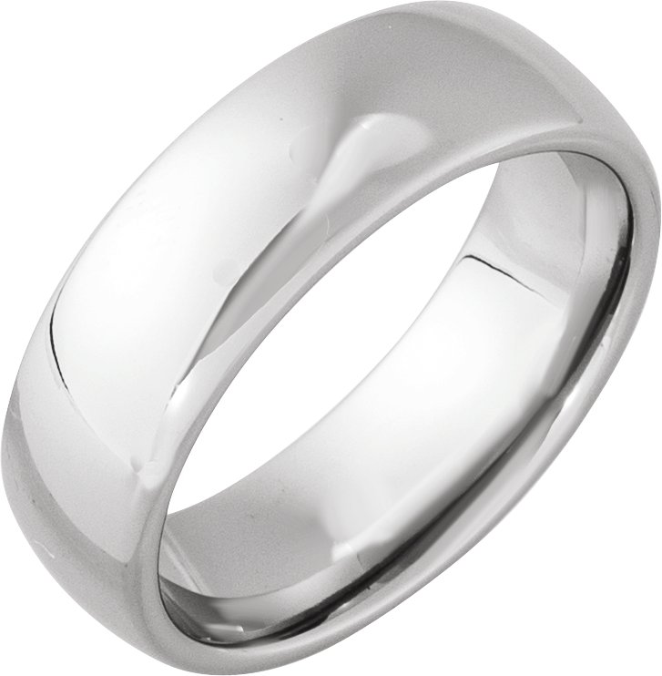 Tungsten European-Style Comfort-Fit Band