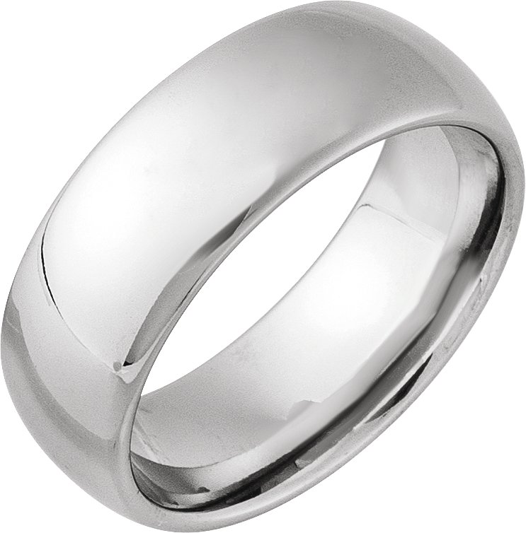 Tungsten European-Style Comfort-Fit Band